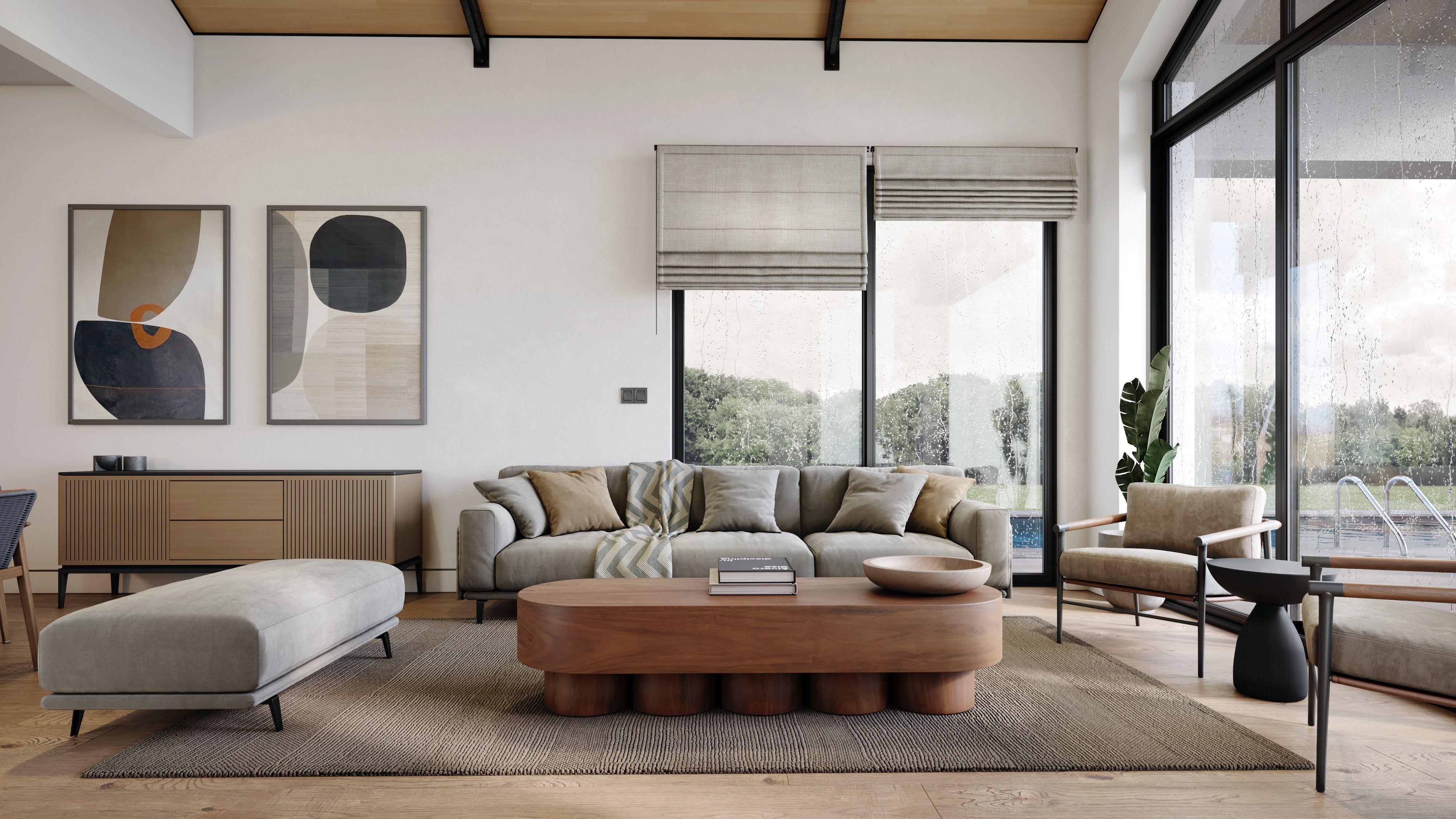 Living room Full Scene 3D model_8