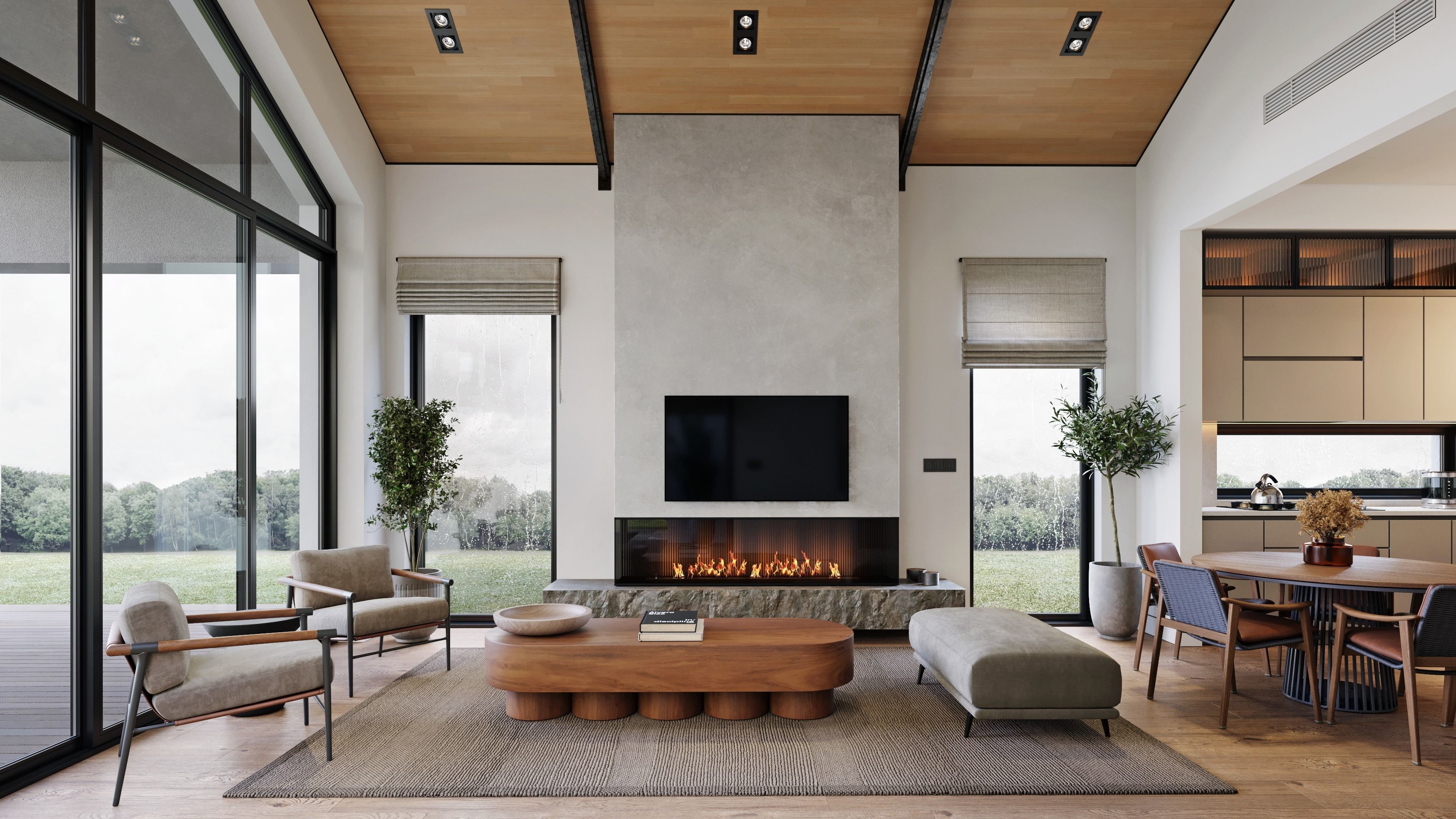 Living room Full Scene 3D model_7