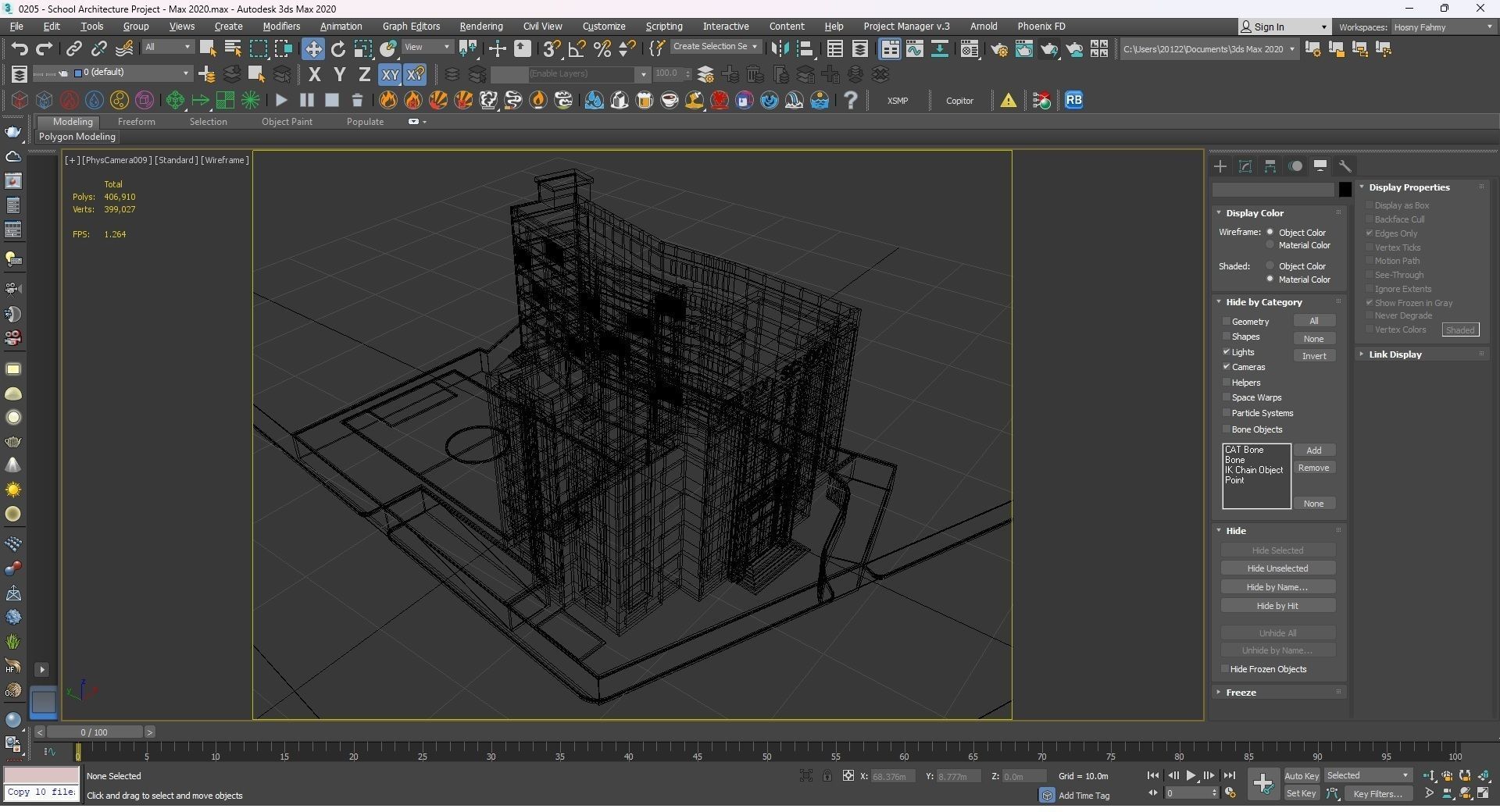 0205 - School Architecture Project - 2D Drawings - 3D Files 3D model_27