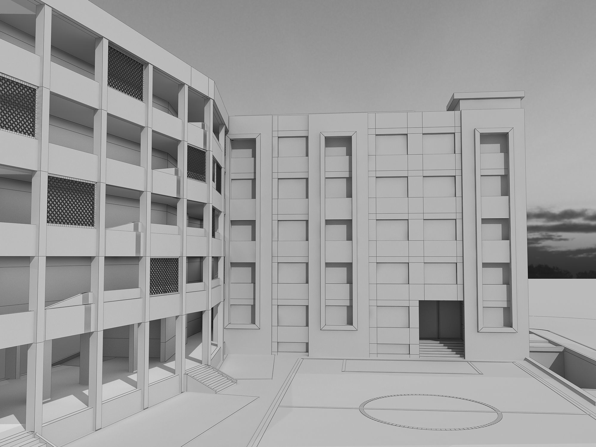 0205 - School Architecture Project - 2D Drawings - 3D Files 3D model_18