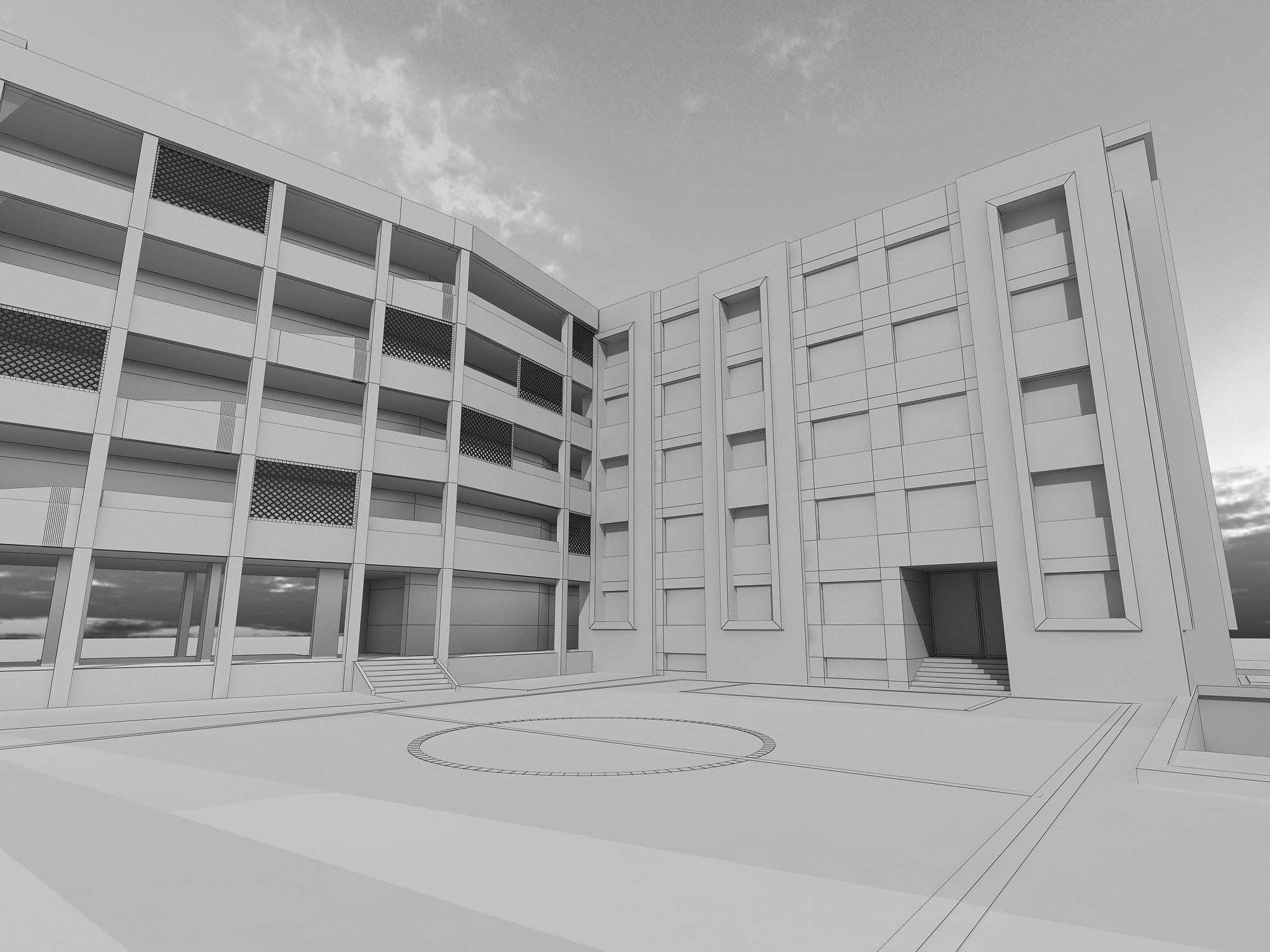 0205 - School Architecture Project - 2D Drawings - 3D Files 3D model_19