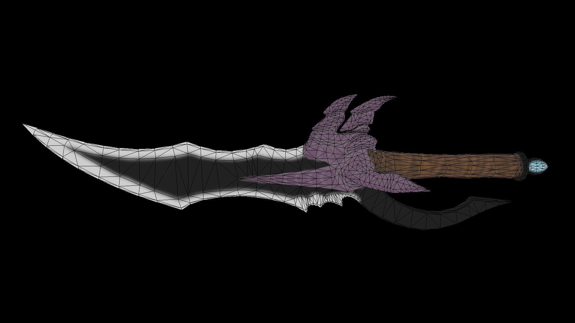 Solo Leveling - Dagger Packages Low-poly 3D model_6