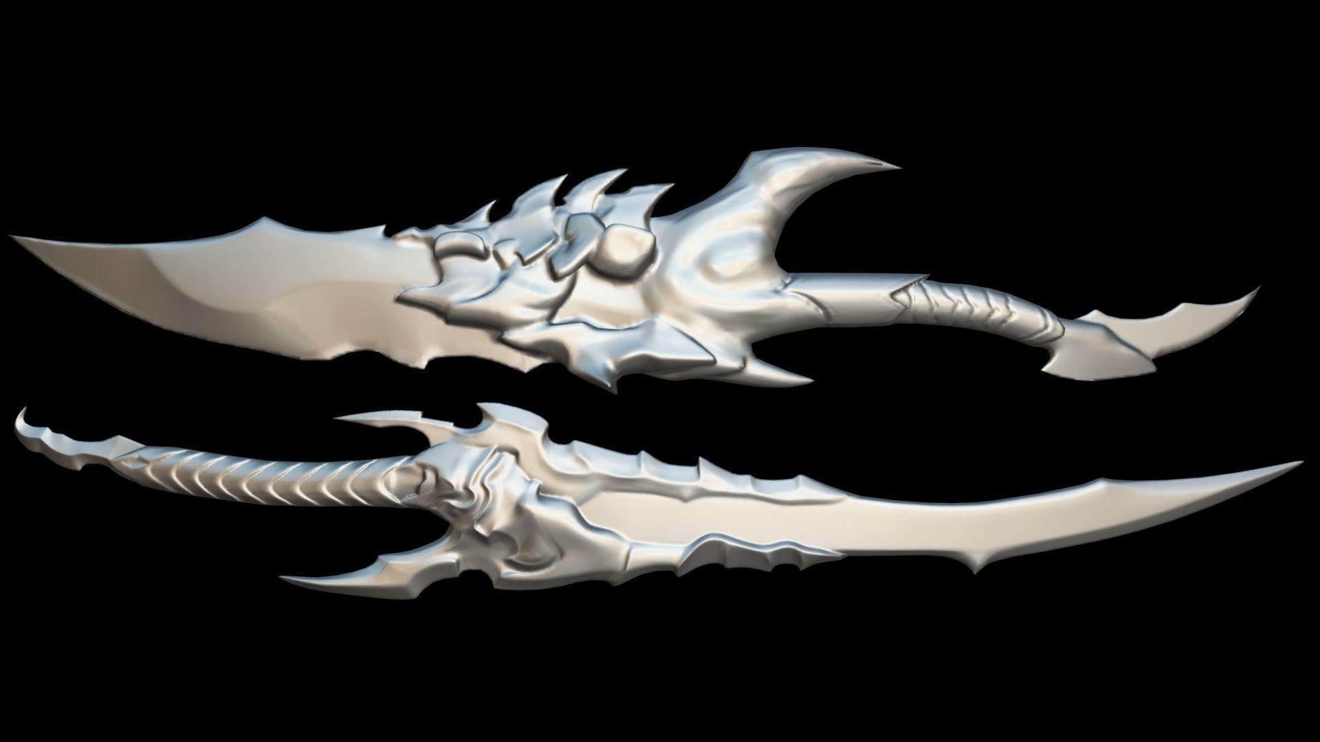 Solo Leveling - Dagger Packages Low-poly 3D model_3