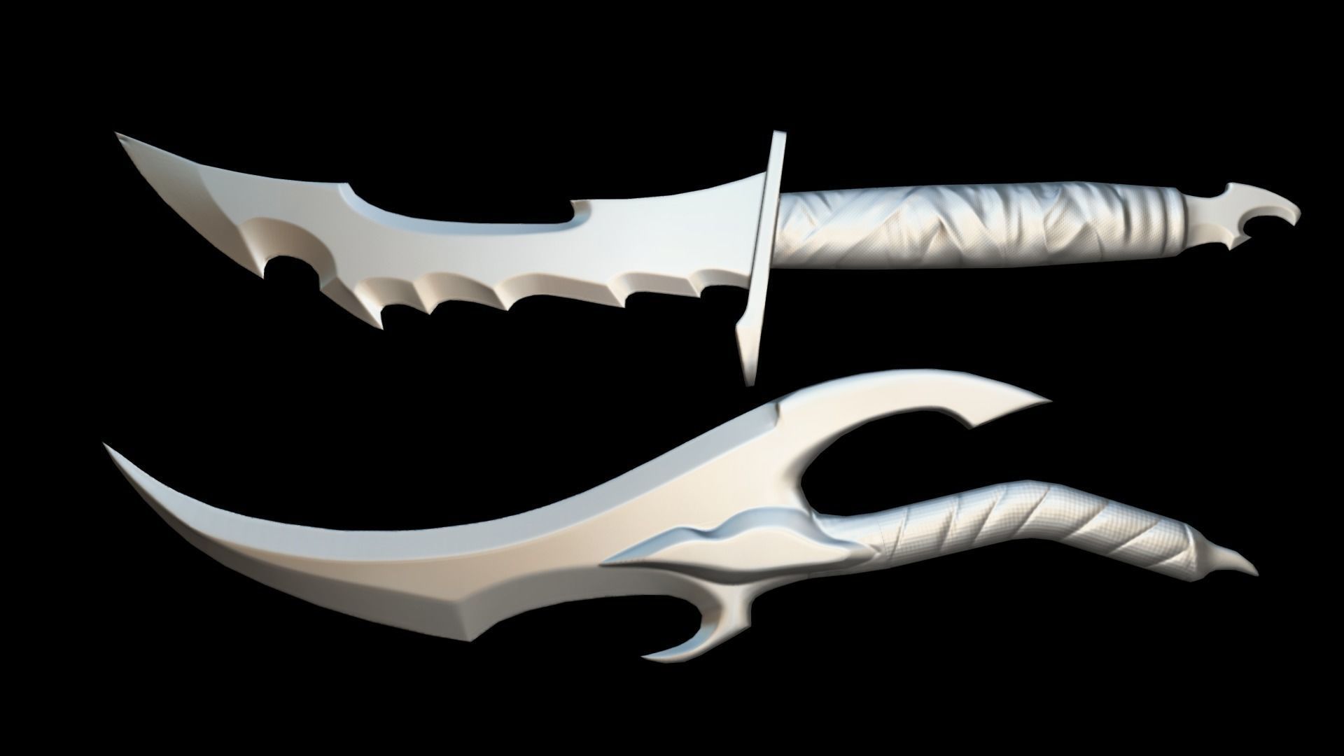 Solo Leveling - Dagger Packages Low-poly 3D model_12