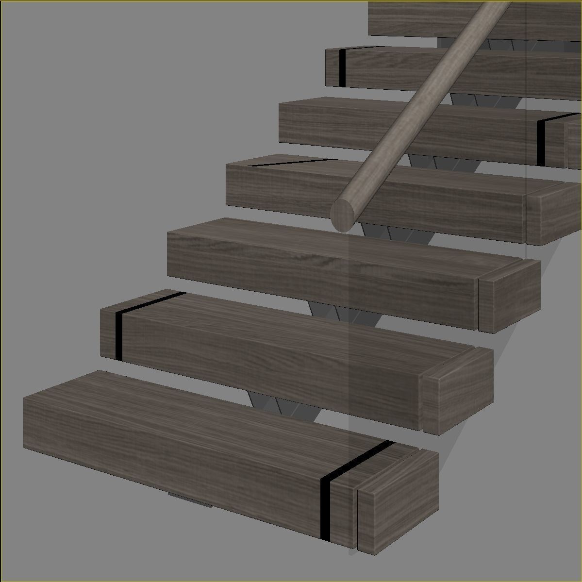 Modern staircase 18 3D model_21