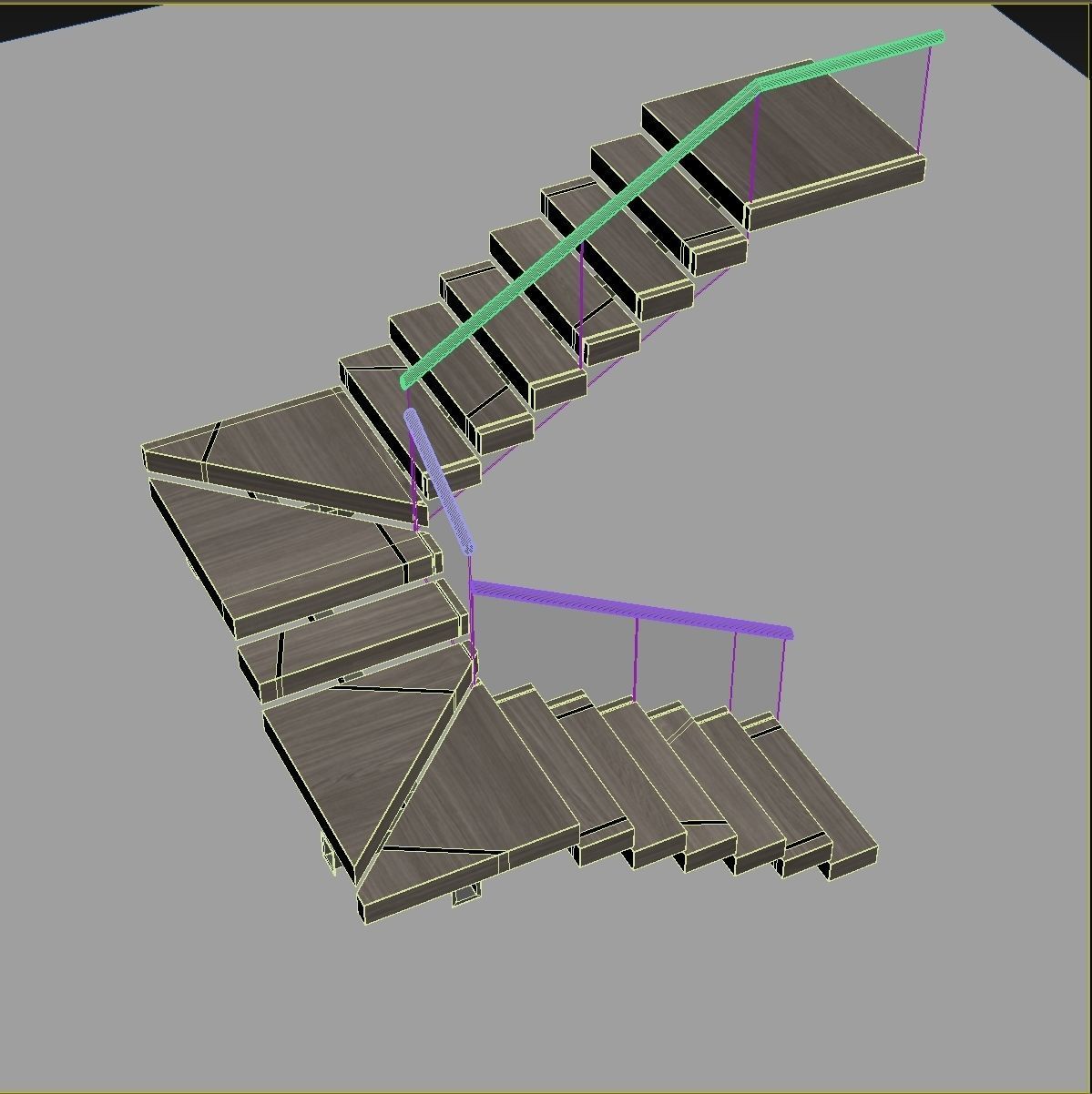 Modern staircase 18 3D model_28
