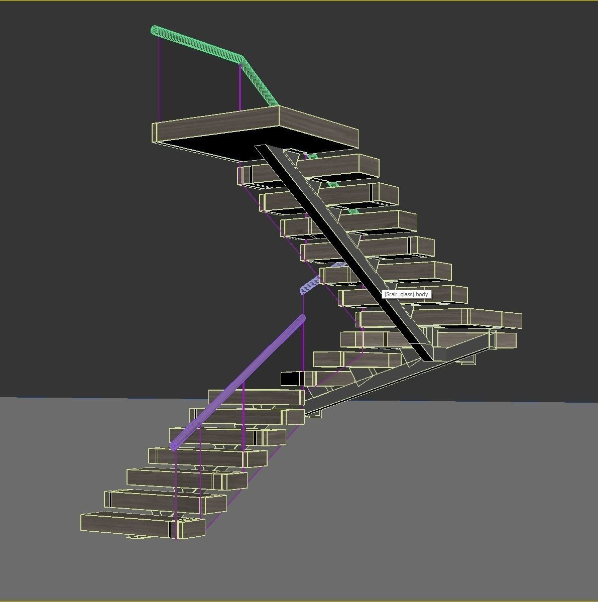 Modern staircase 18 3D model_26