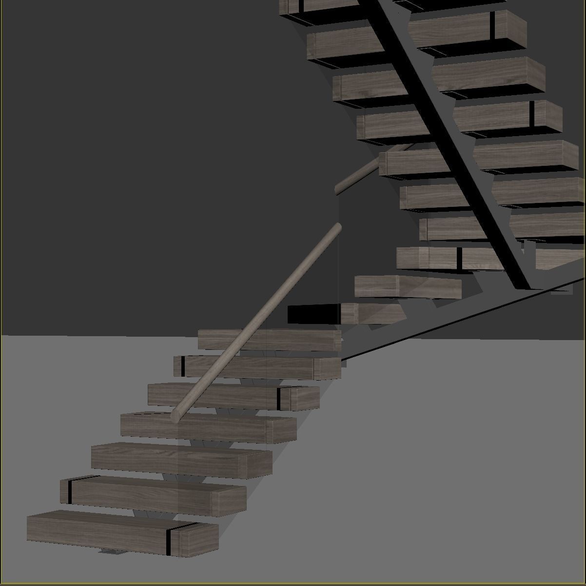 Modern staircase 18 3D model_29