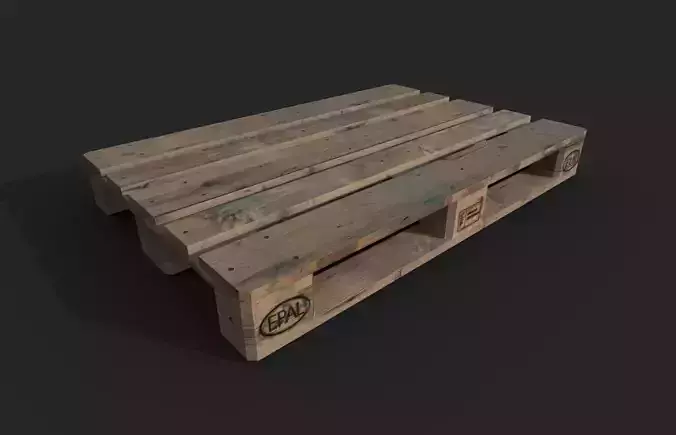 Industrial wooden pallet