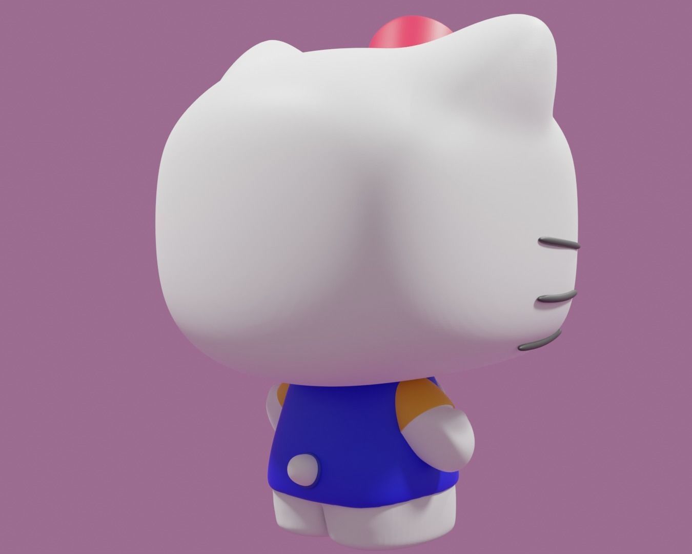 Hello Kitty Funko Pop 3D print model_10