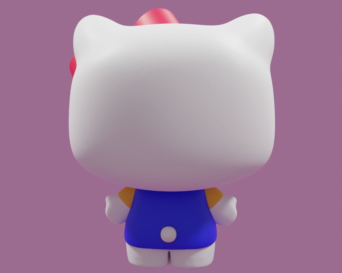 Hello Kitty Funko Pop 3D print model_11