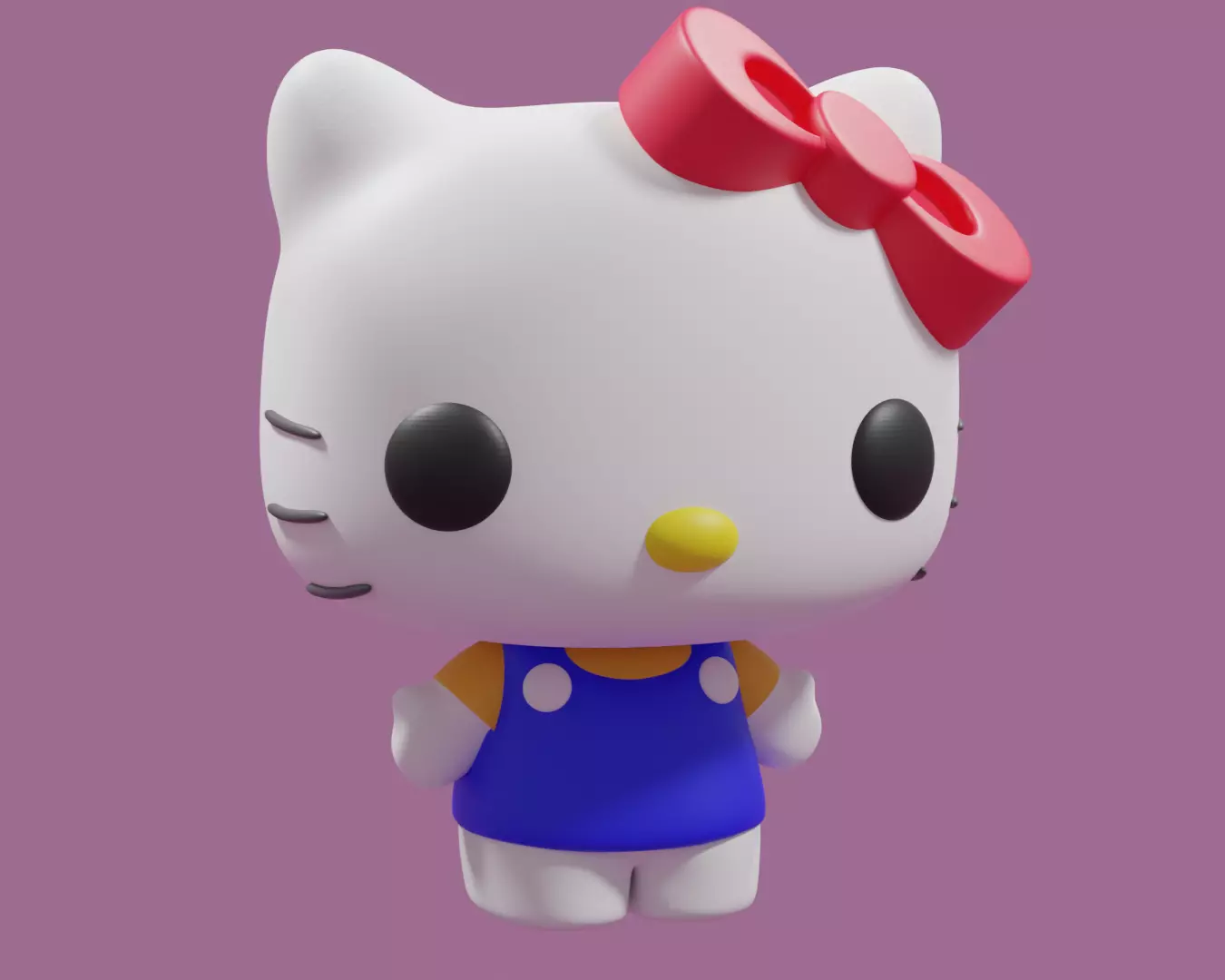 Hello Kitty Funko Pop 3D print model_0