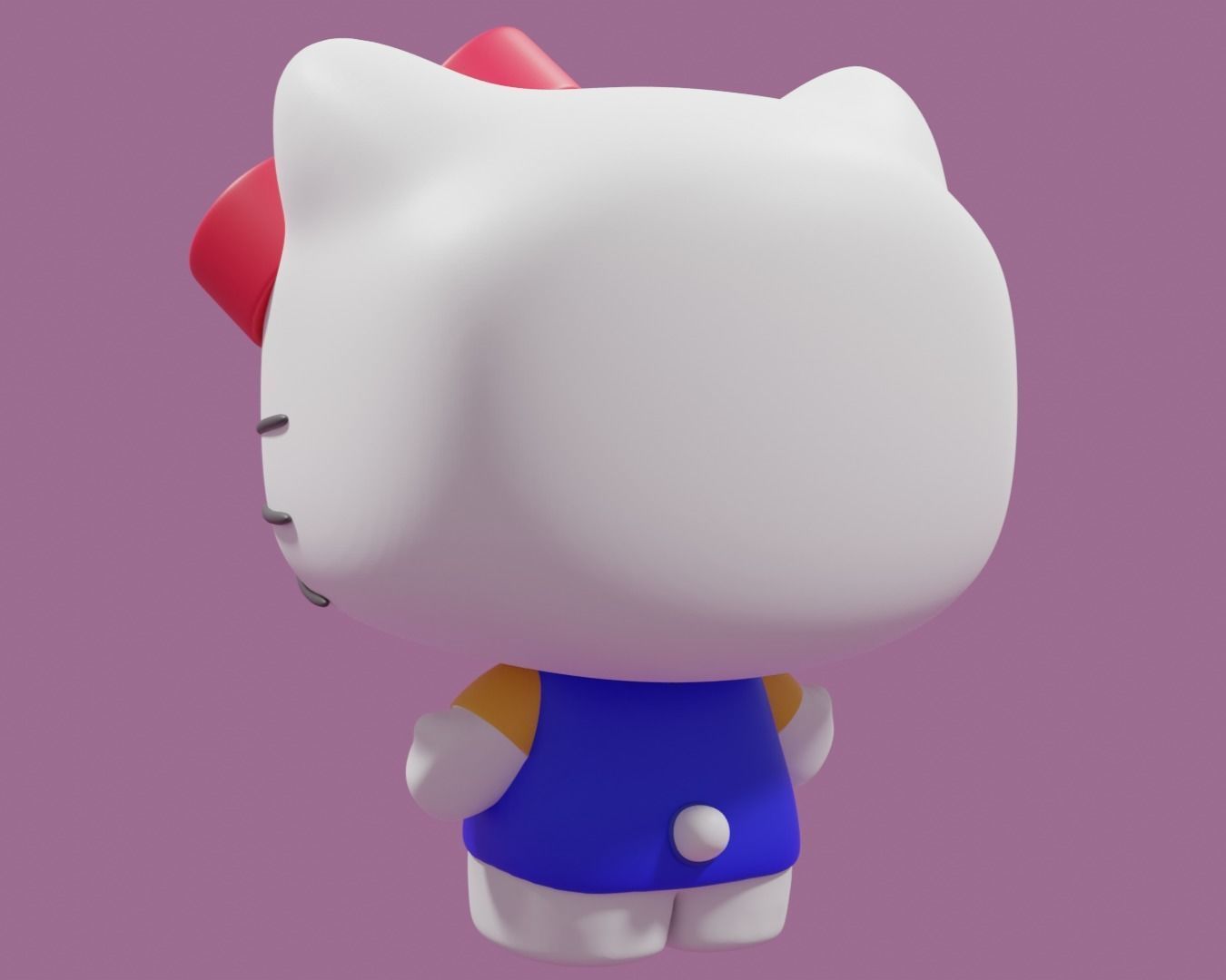 Hello Kitty Funko Pop 3D print model_12