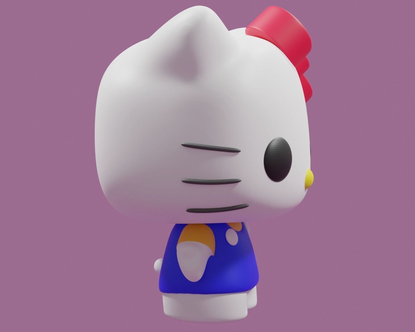 Hello Kitty Funko Pop 3D print model_8