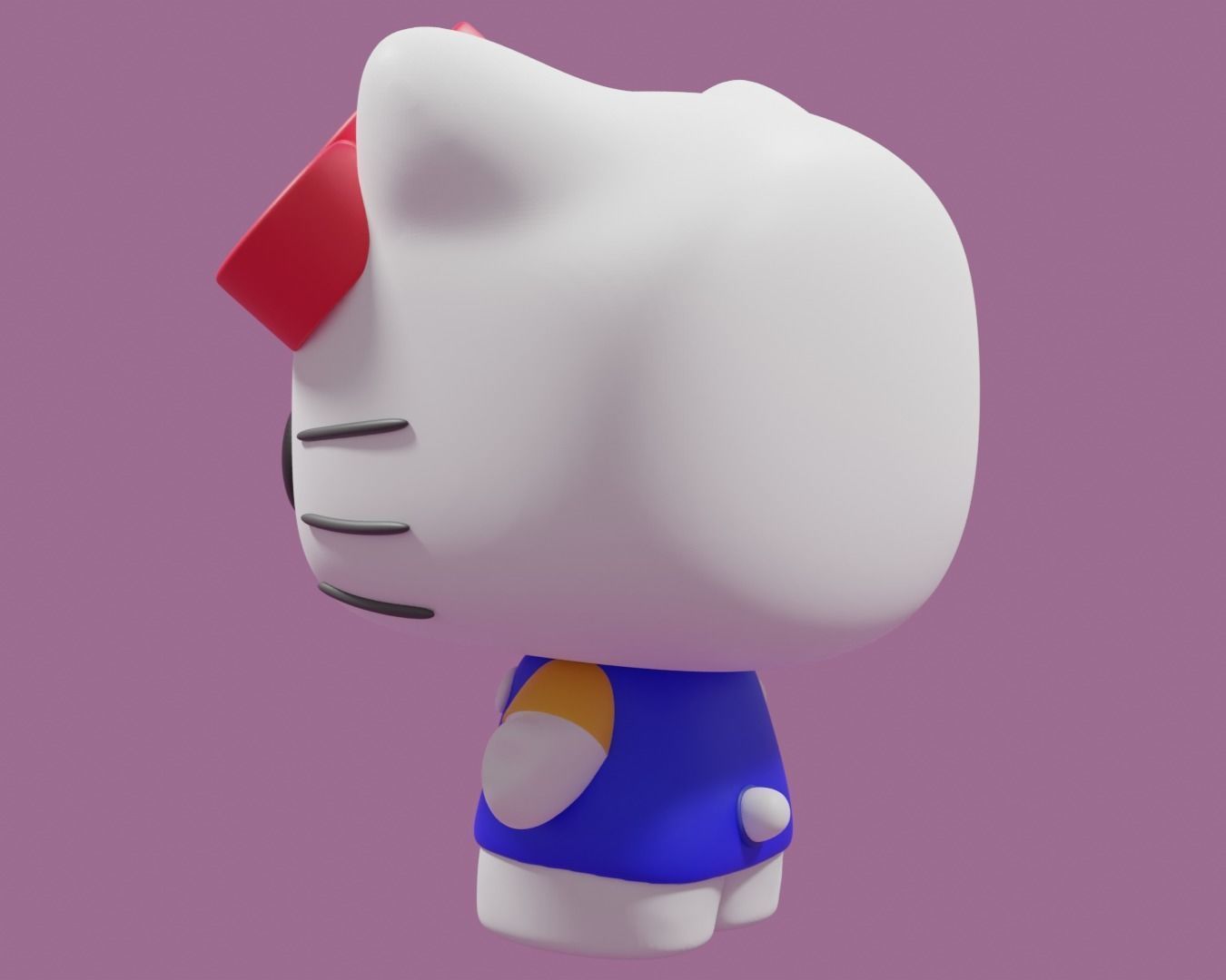 Hello Kitty Funko Pop 3D print model_13