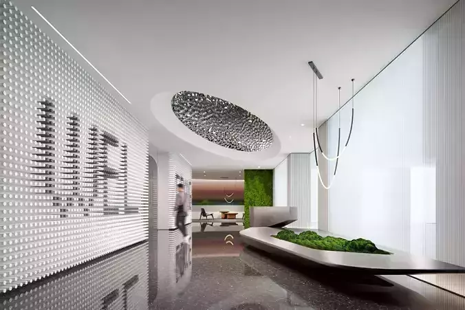 modern reception hall