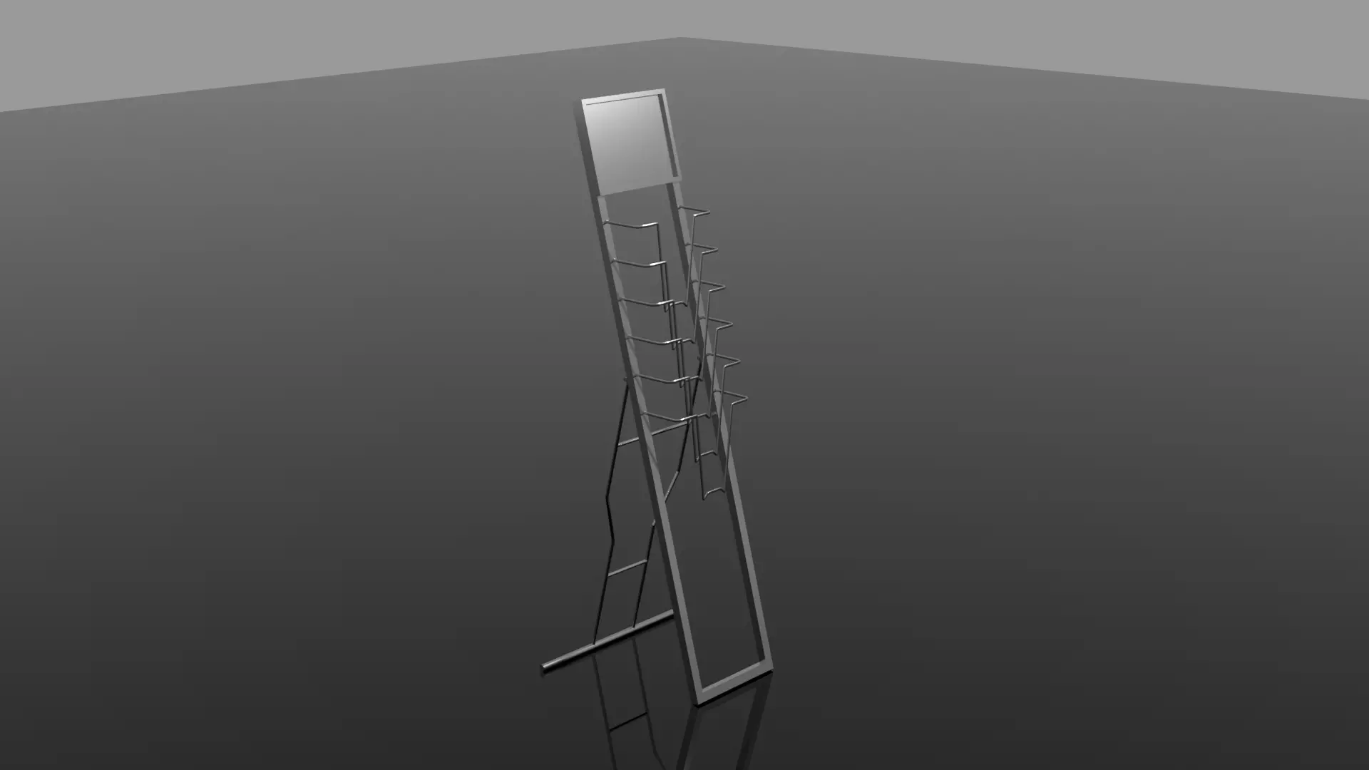 catalog brochure stand Free 3D model_0