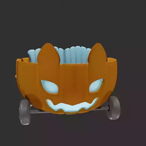 Halloween  pumpkin Car
