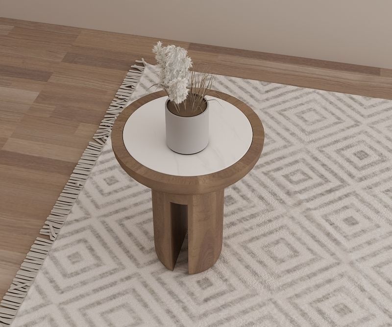 Side table 3D model_4