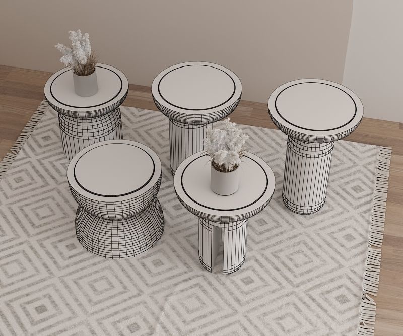 Side table 3D model_13