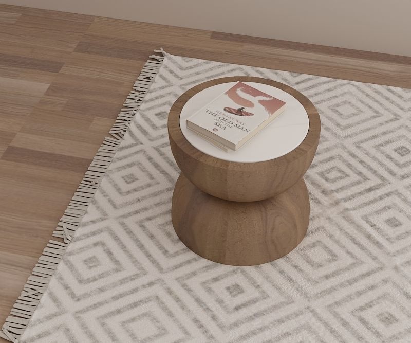 Side table 3D model_6