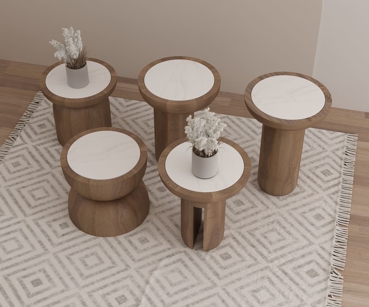 Side table 3D model_2