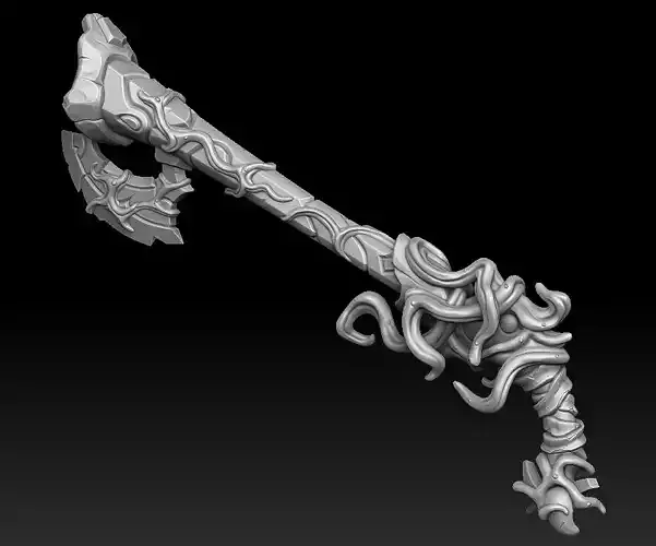 Crystal musket 3d print 3D print model