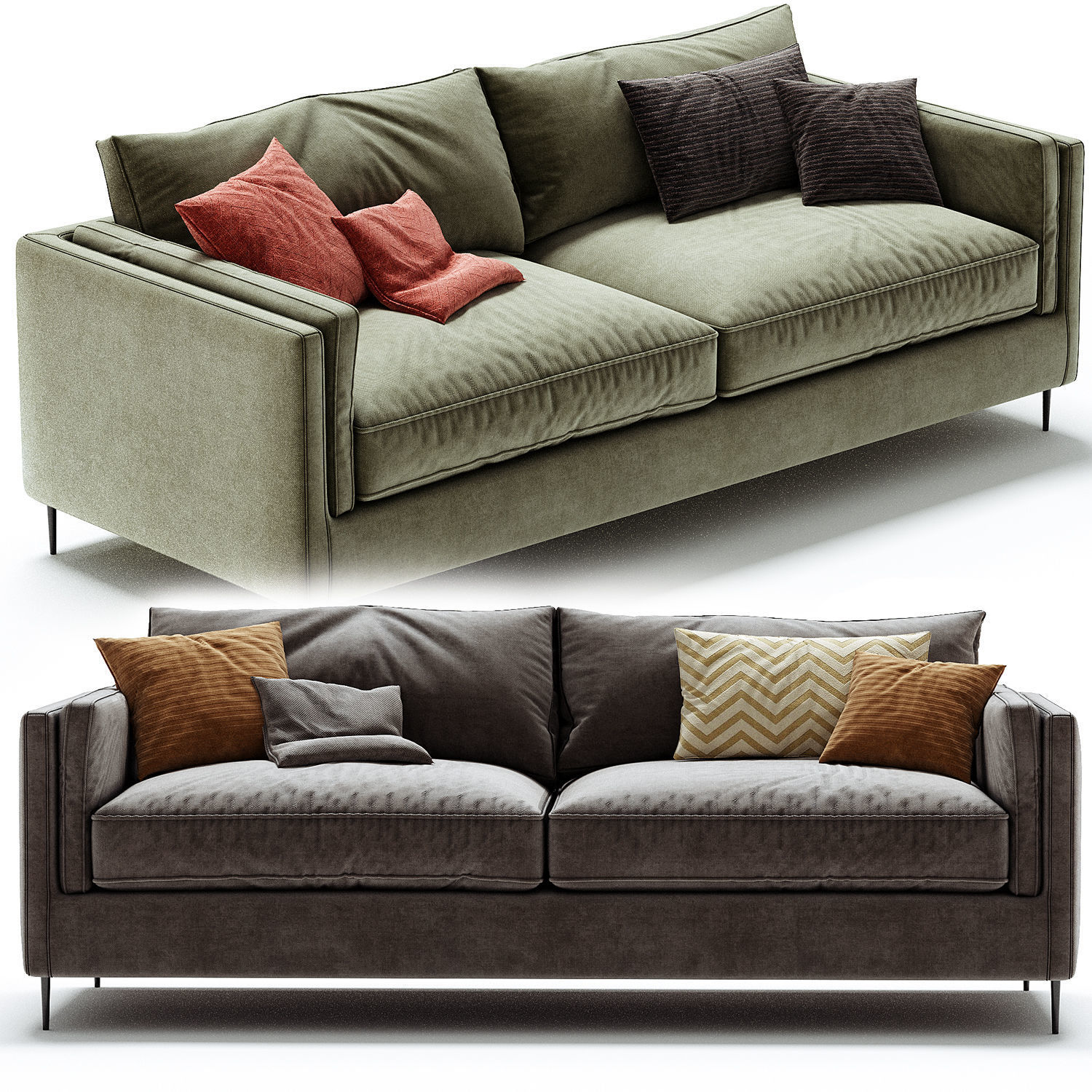 Emery Sofa Sapphire Birch 3D model_3