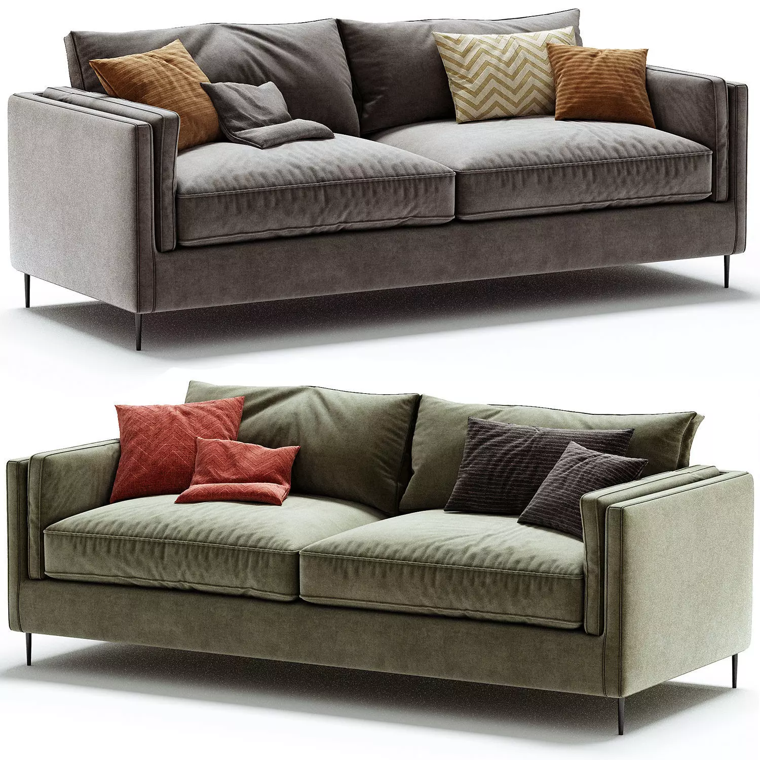 Emery Sofa Sapphire Birch 3D model_0