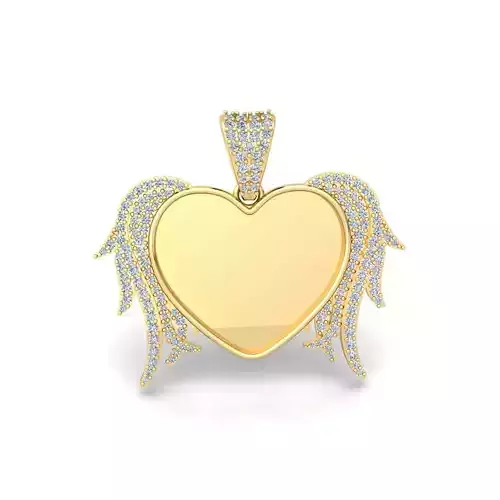 Memory Pendent 3d Model and Render 