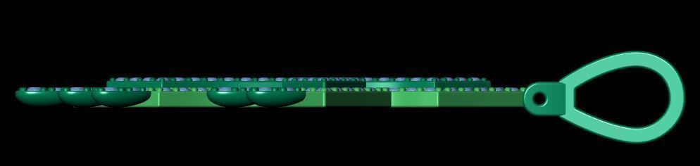 Drip Cross Pendent 3d Model and Render  3D print model_12