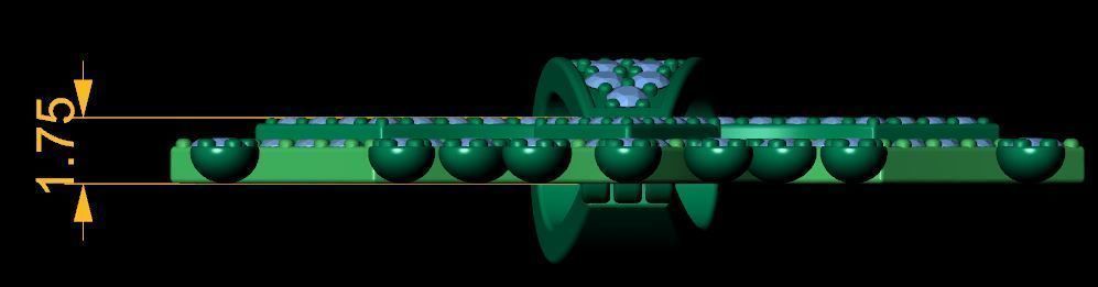 Drip Cross Pendent 3d Model and Render  3D print model_13