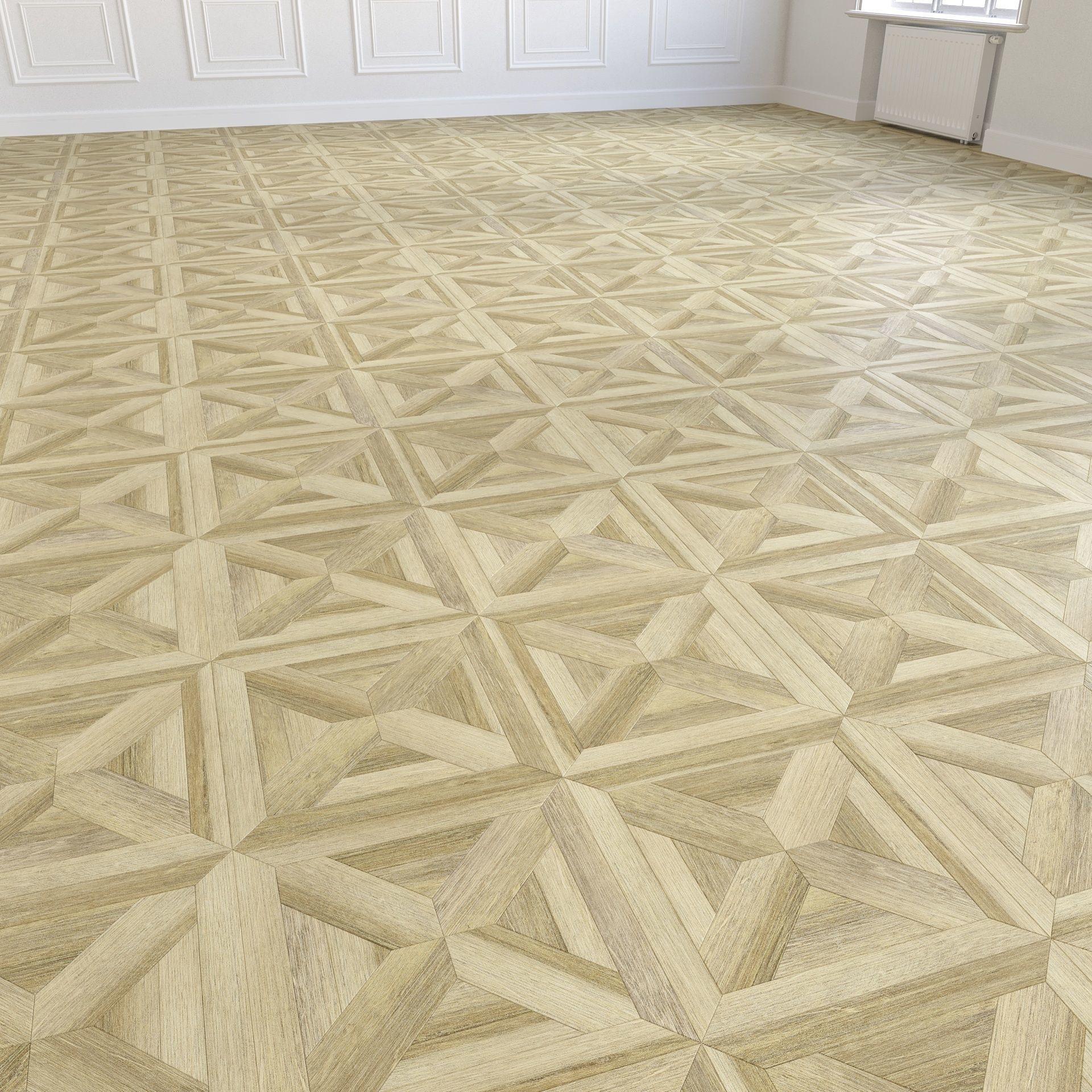 Parquet - Laminate - Wooden floor 2 in 1 Low-poly 3D model_6