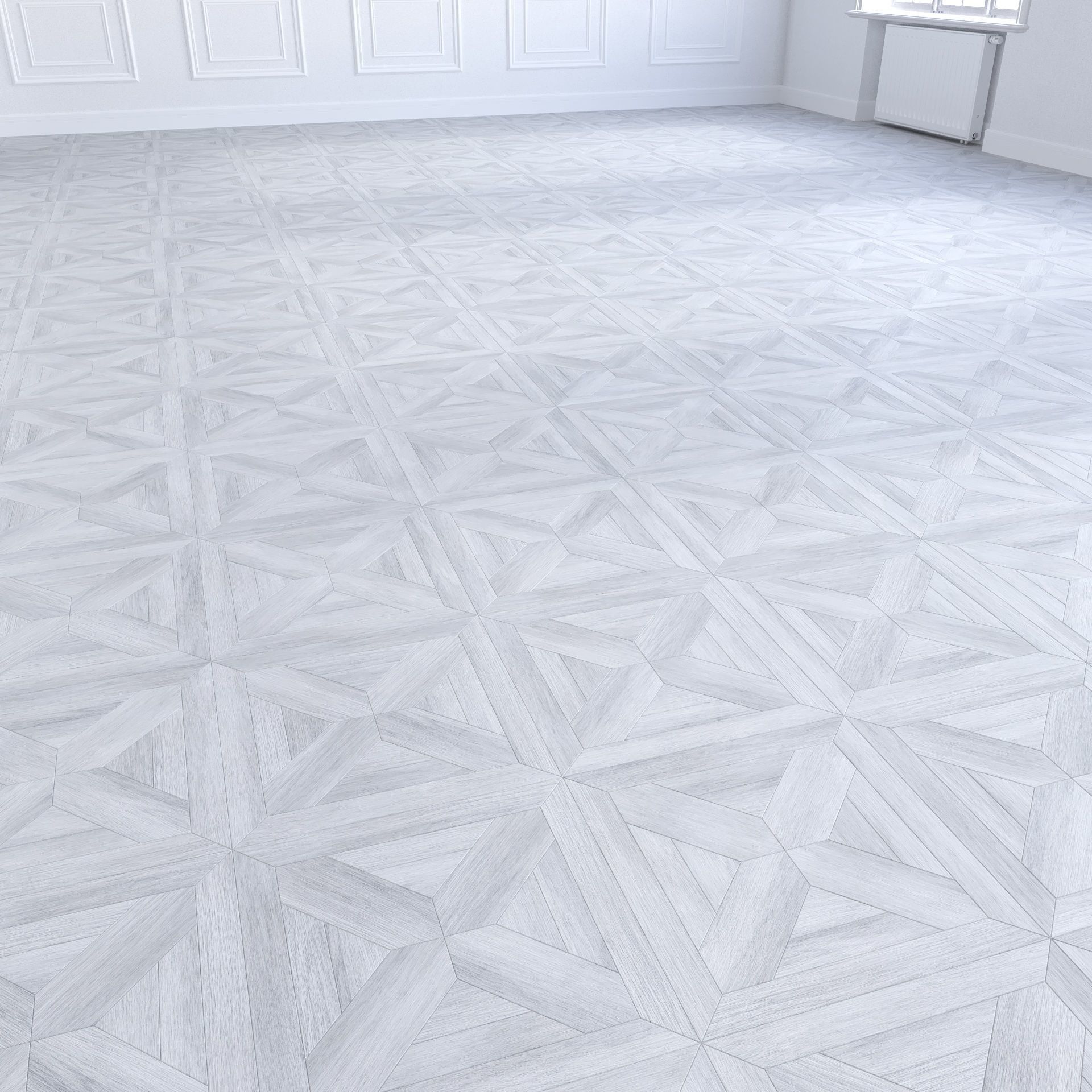 Parquet - Laminate - Wooden floor 2 in 1 Low-poly 3D model_5