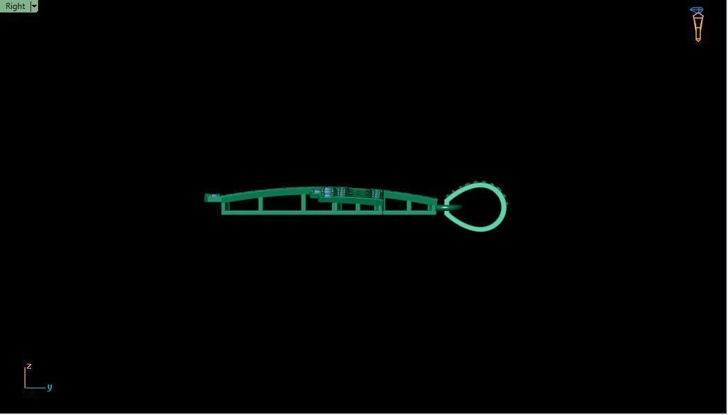 Drip Hip Hop Pendent 3d Model and Render  3D print model_9