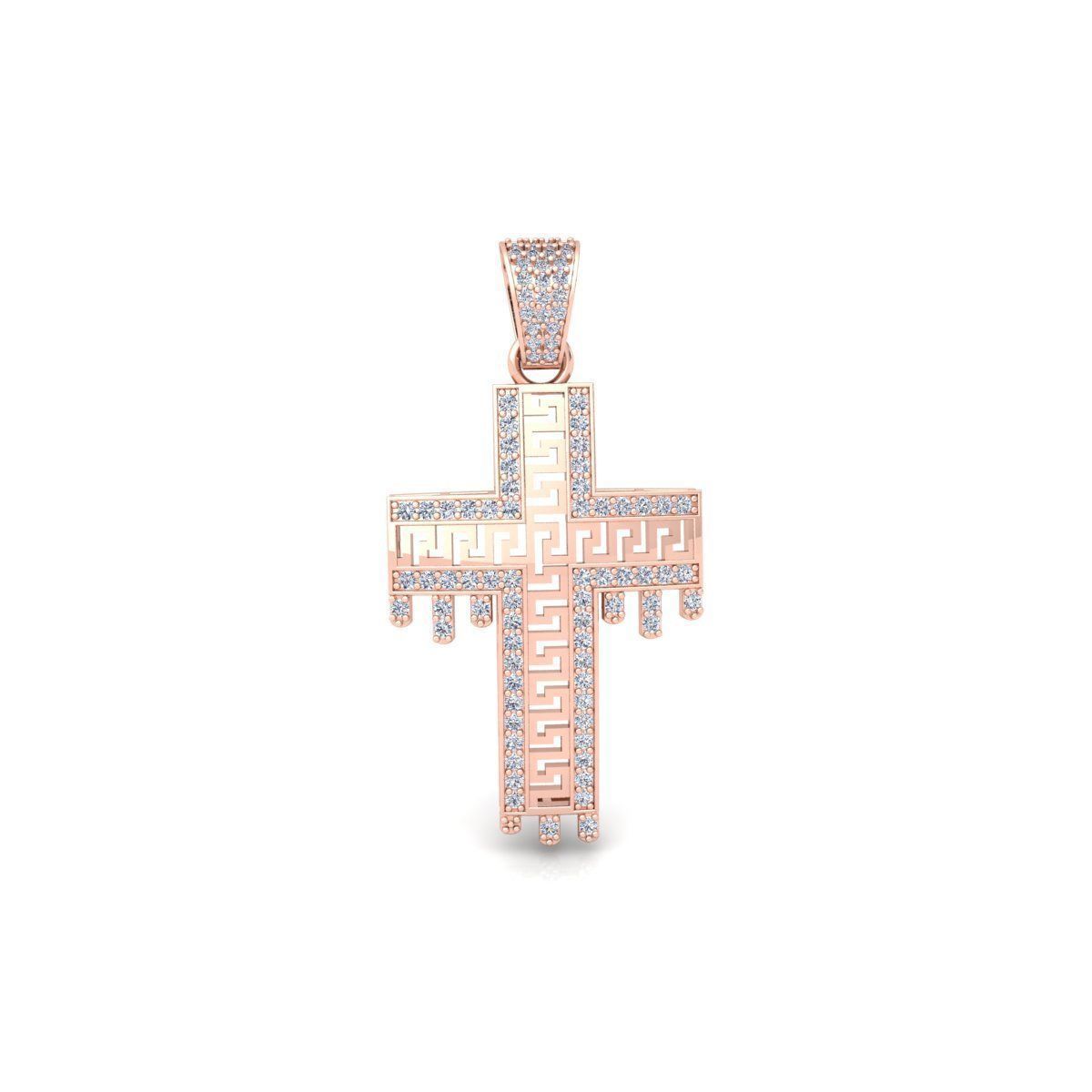 Drip Hip Hop Pendent 3d Model and Render  3D print model_1