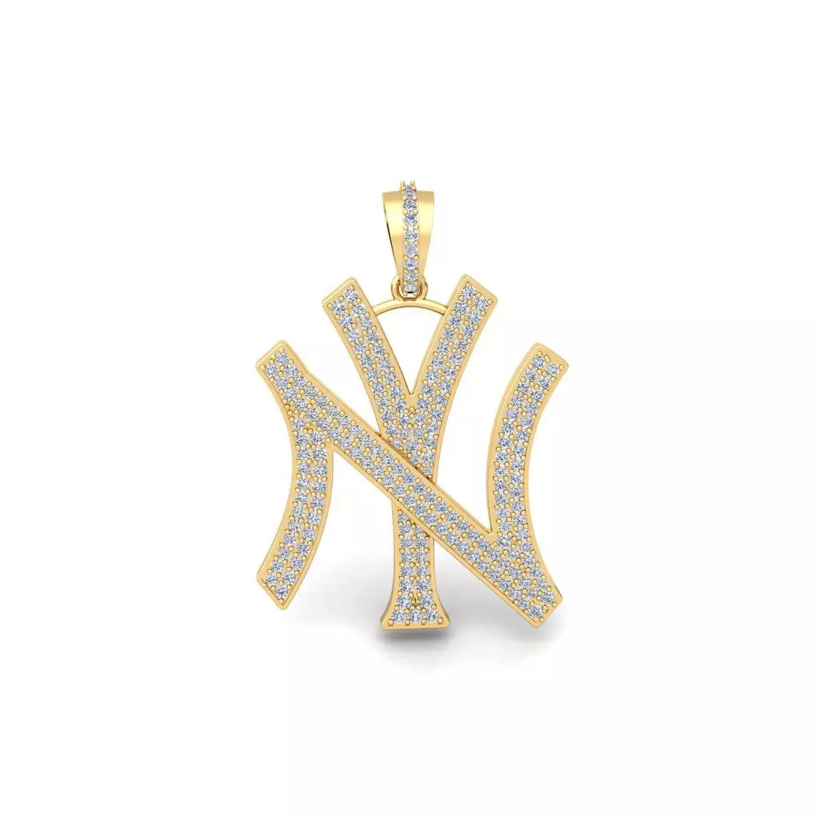 N Y pendent 3d Model and Render Detail 3D print model_0