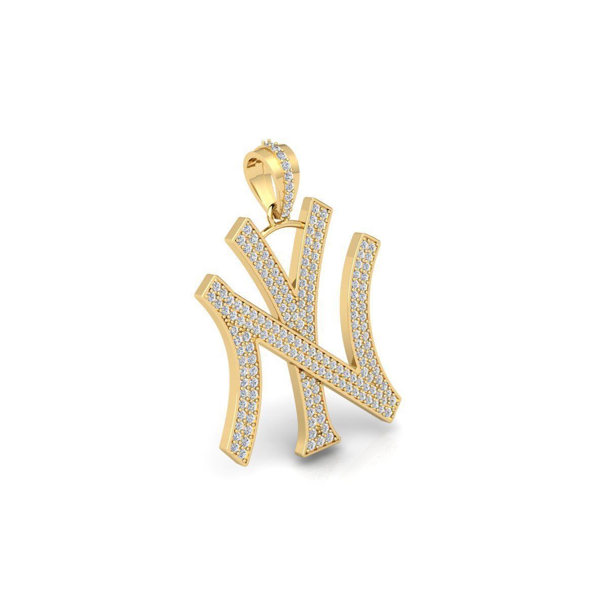 N Y pendent 3d Model and Render Detail 3D print model_3