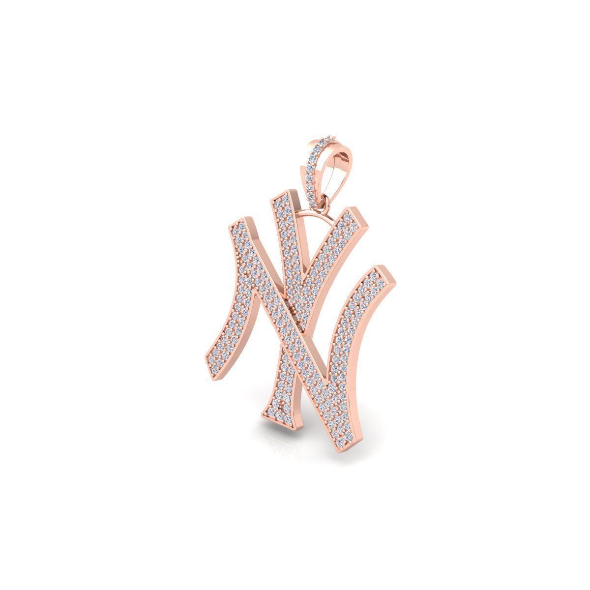 N Y pendent 3d Model and Render Detail 3D print model_7