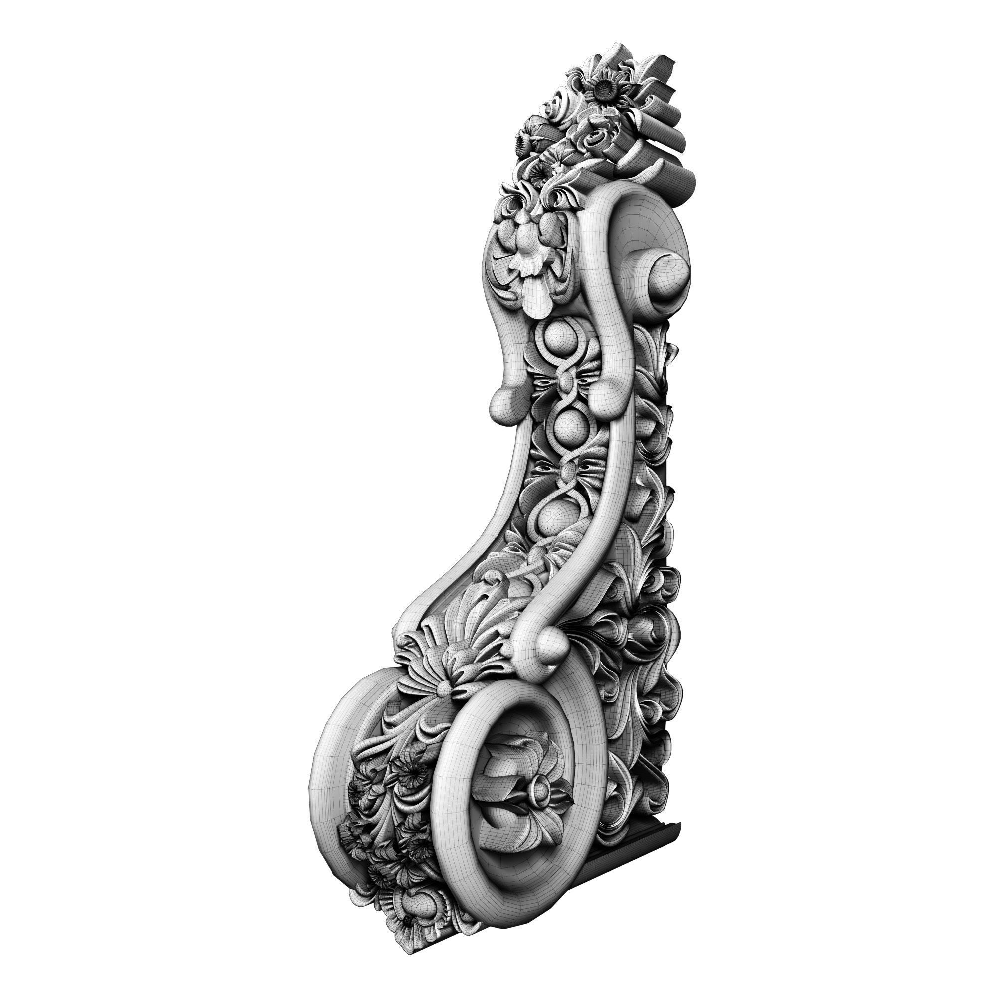 Decorative Ornamental  44 3D model_4
