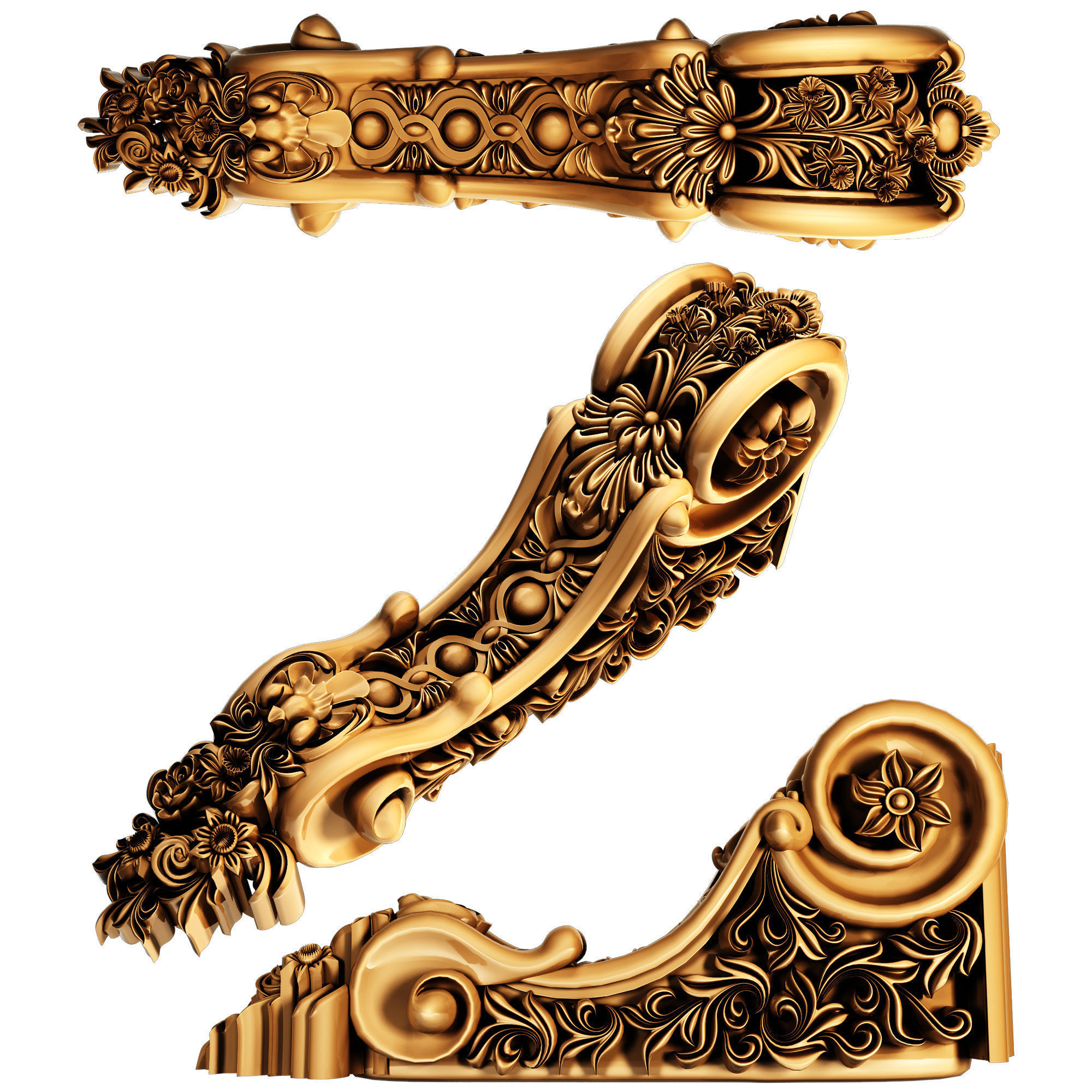 Decorative Ornamental  44 3D model_2