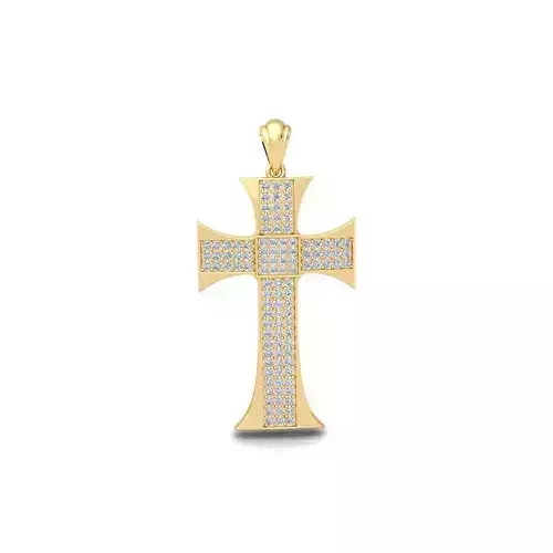 Cross Pendent 5 3d Model