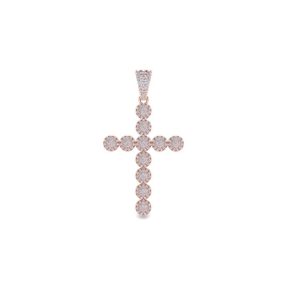 Ball Cross Pendent 3d Model and Render 3D print model_1