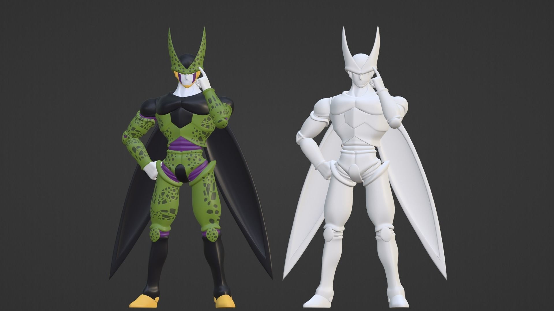 Cell Final Form - Dragonball 3D model_15