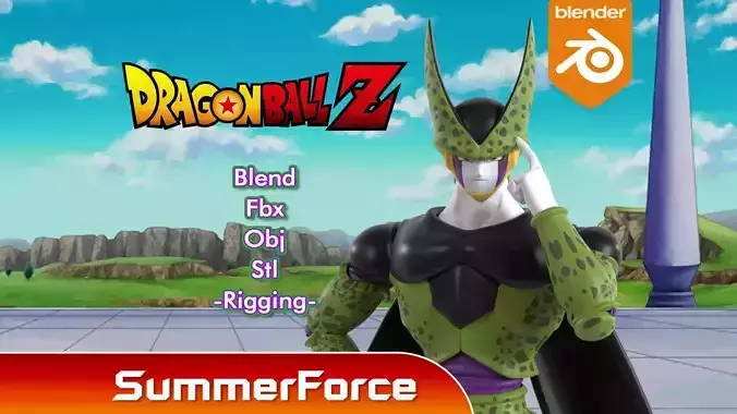 Cell Final Form - Dragonball 3D model