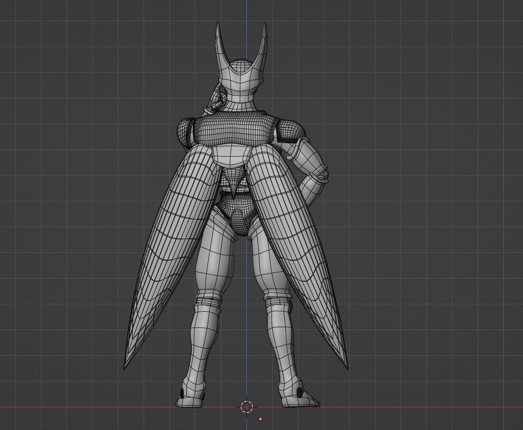 Cell Final Form - Dragonball 3D model_11