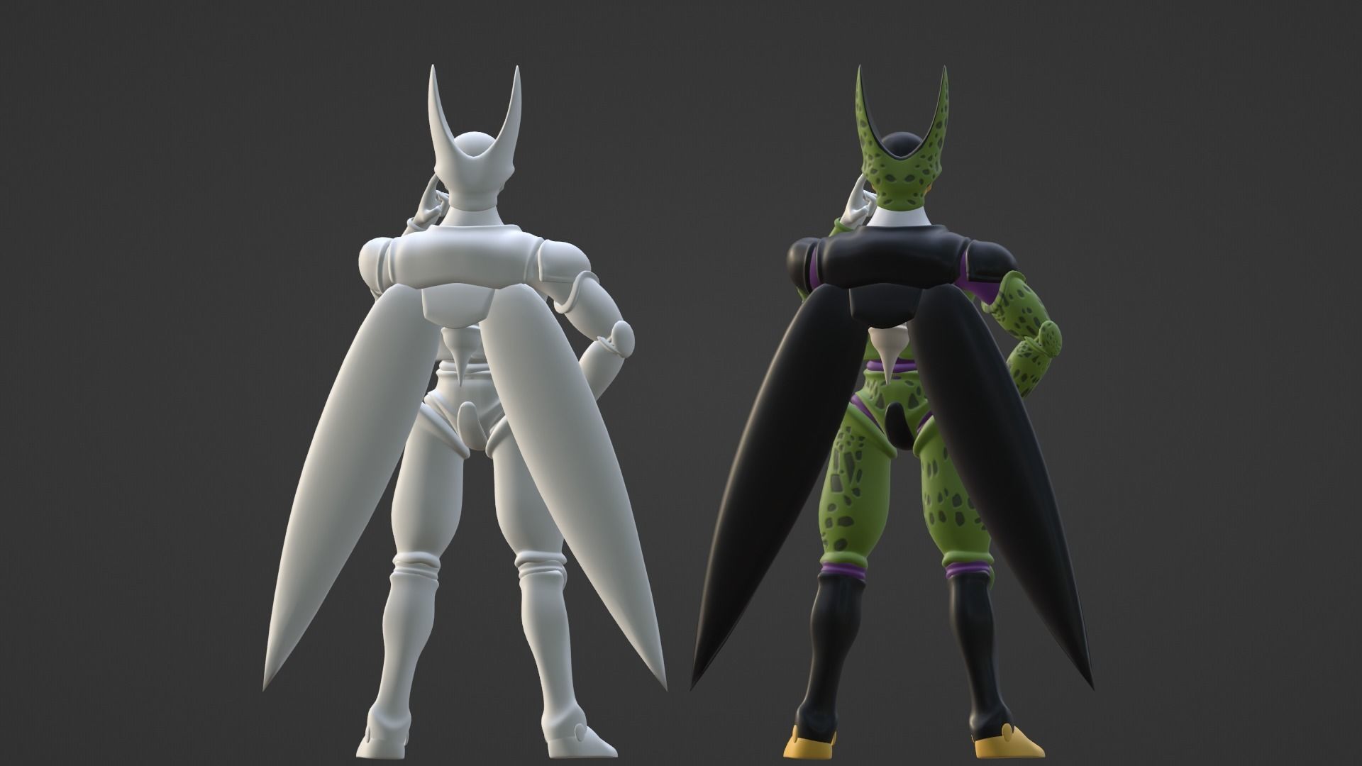 Cell Final Form - Dragonball 3D model_16