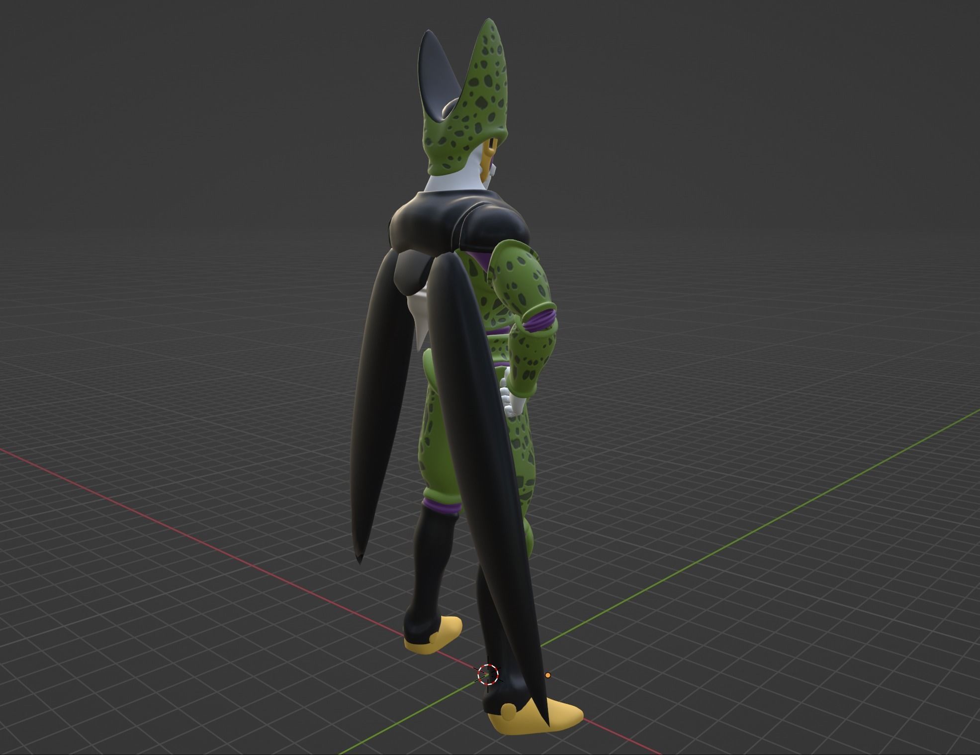 Cell Final Form - Dragonball 3D model_6