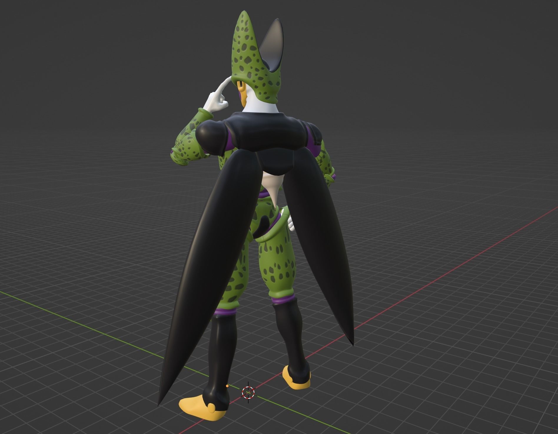 Cell Final Form - Dragonball 3D model_5
