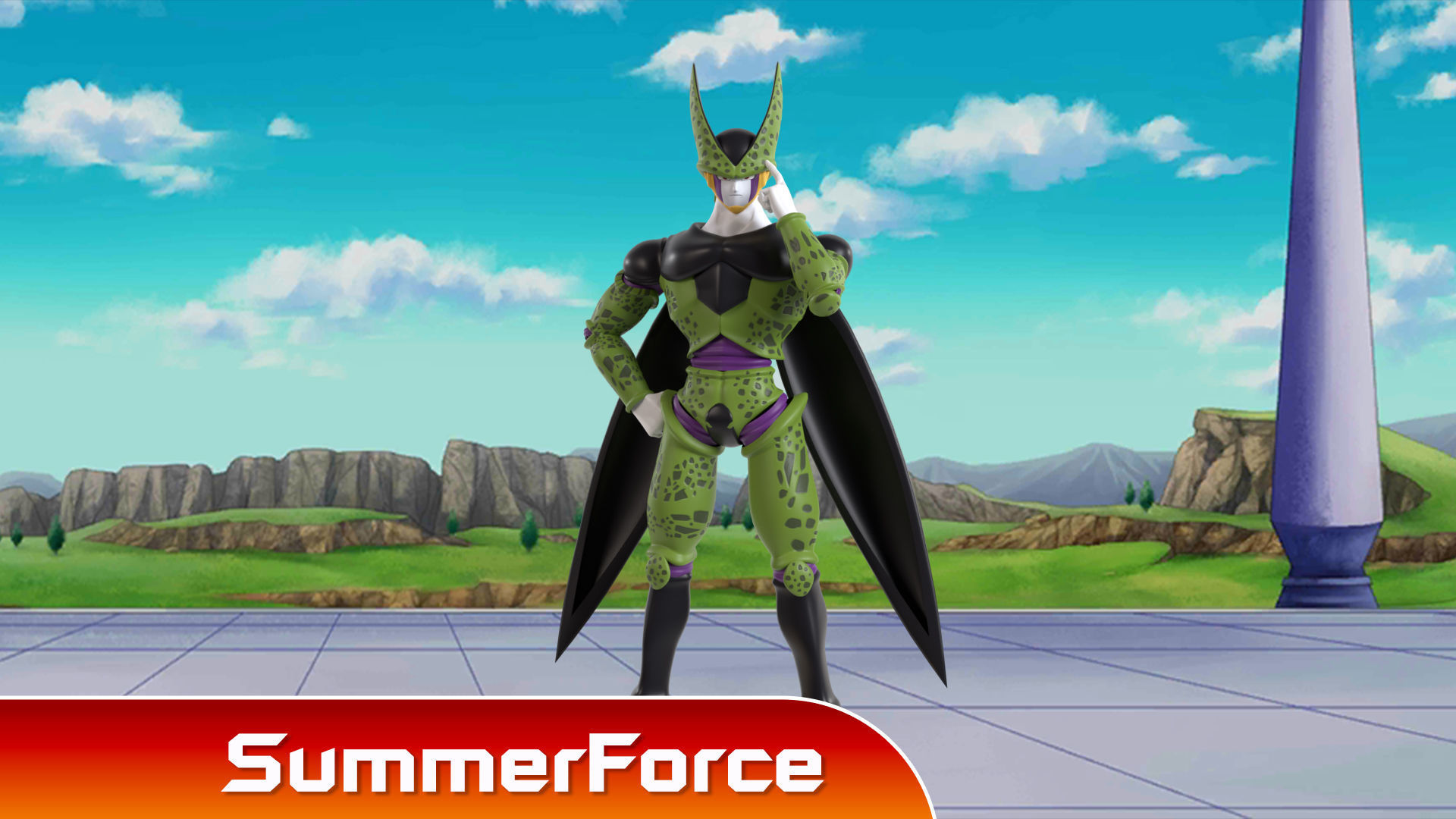 Cell Final Form - Dragonball 3D model_2